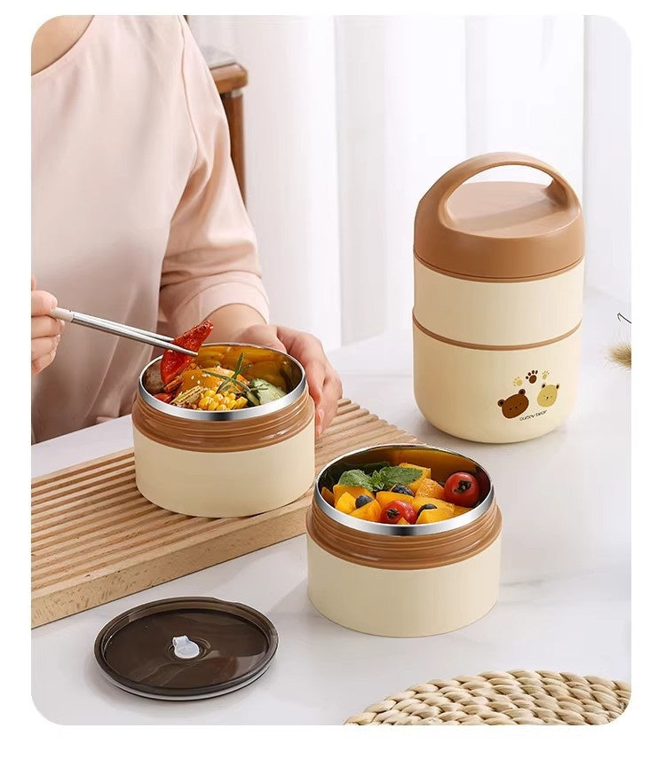 Leak-Proof Insulated Soup Container & Lunch Box