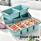 Meal prep container with four compartments