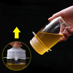 Silicone stretch lid on jar
