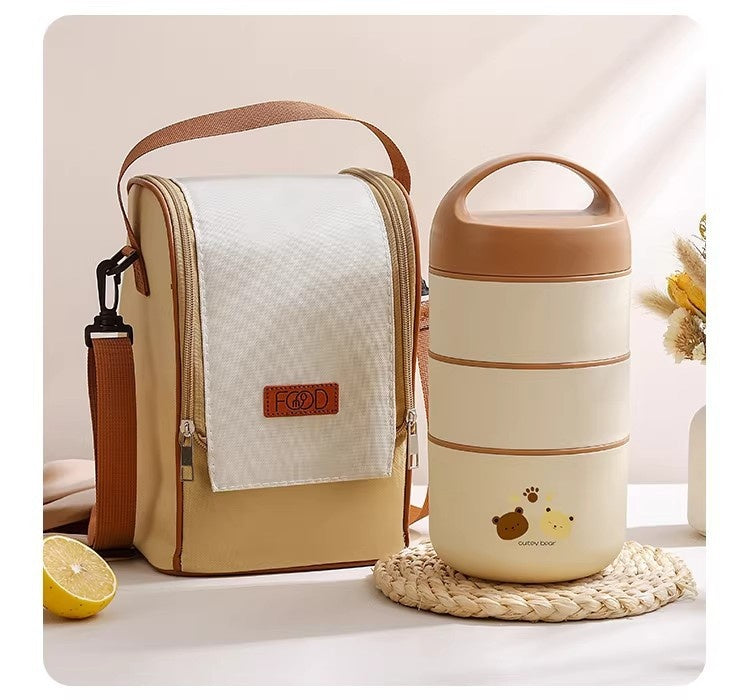 Leak-Proof Insulated Soup Container & Lunch Box