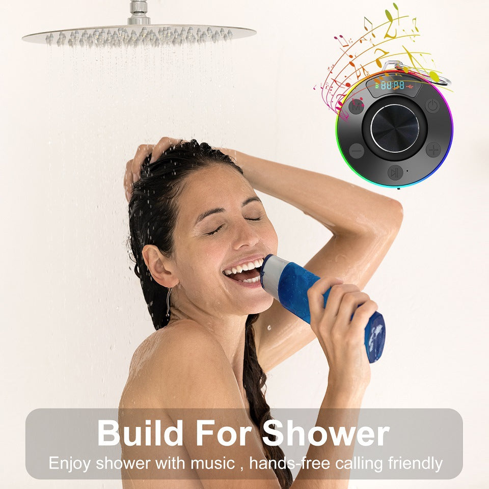 Waterproof speaker in shower