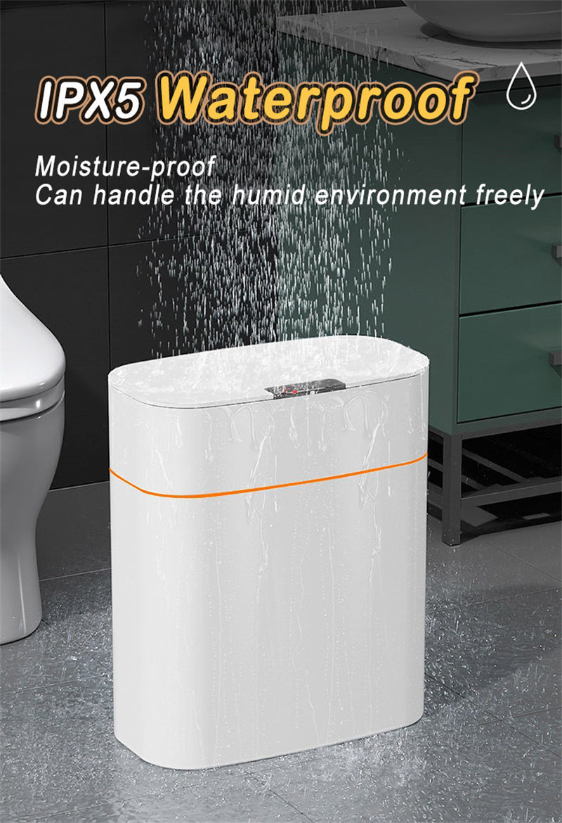 Smart Motion-Sensor Trash Can with Lid