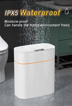 Smart Motion-Sensor Trash Can with Lid
