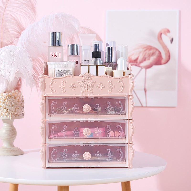 Transparent Makeup & Jewelry Storage Organizer