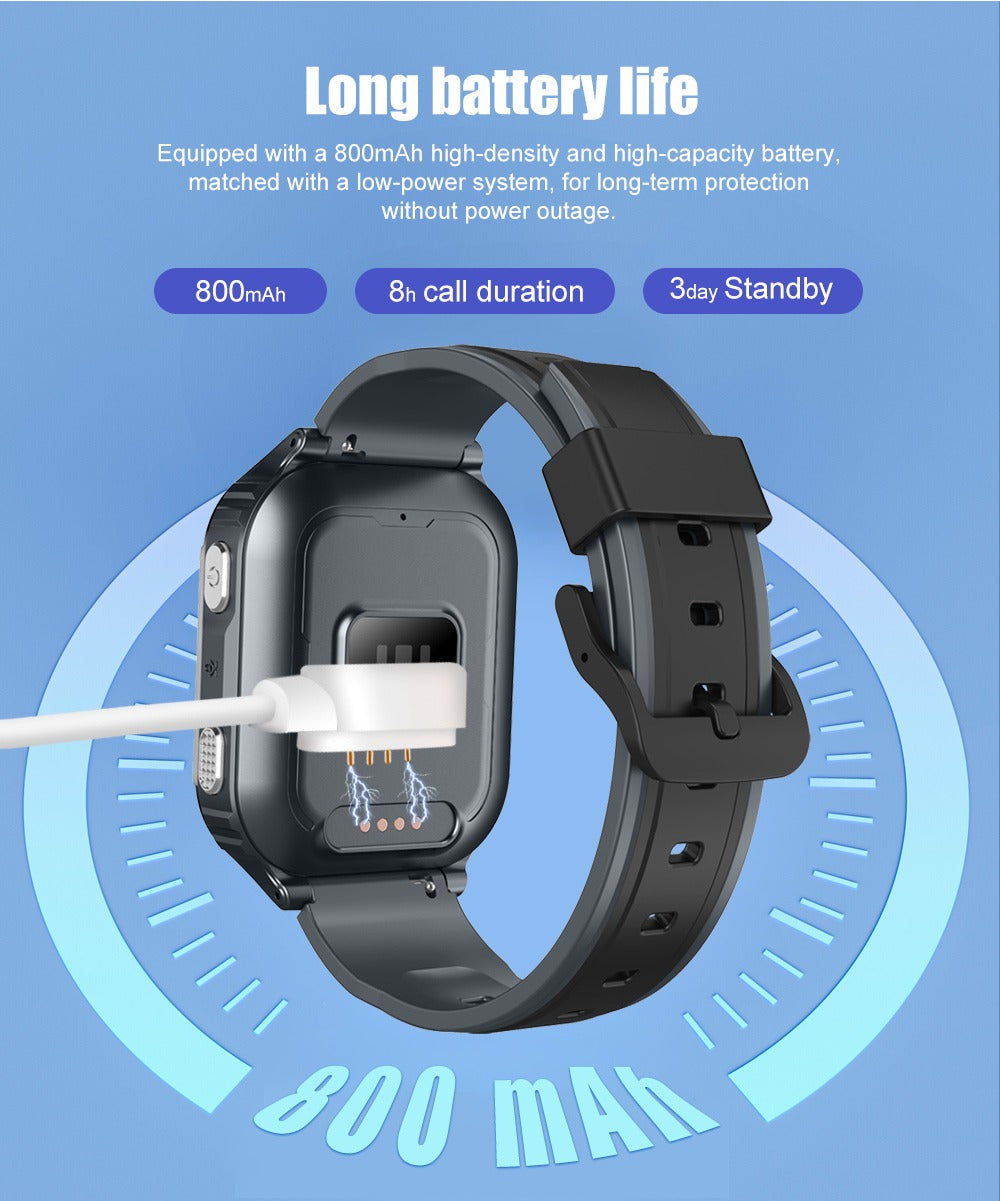 D55 Kids Smartwatch with GPS Tracker & SIM Card