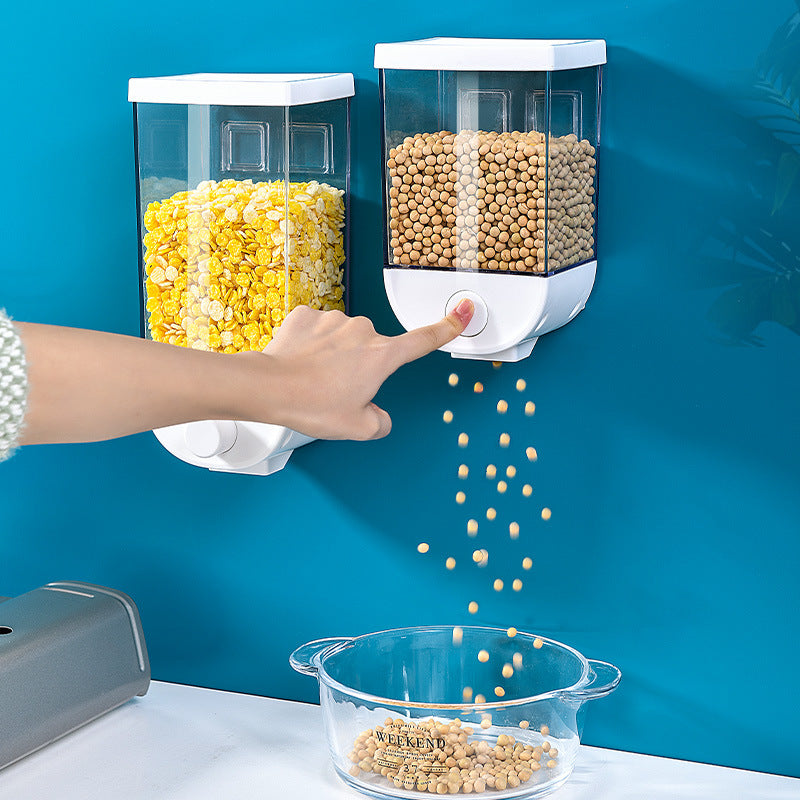 Wall-Mounted Food Storage Dispenser