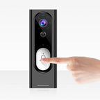 Video doorbell mounted at door