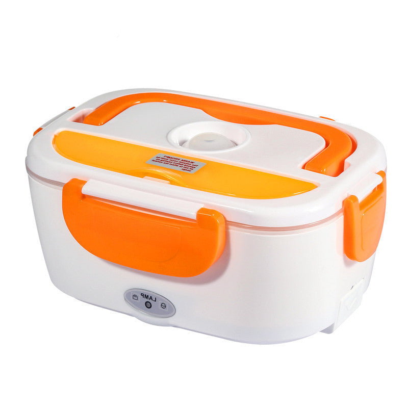 Electric Heated Lunch Box, Stainless Steel