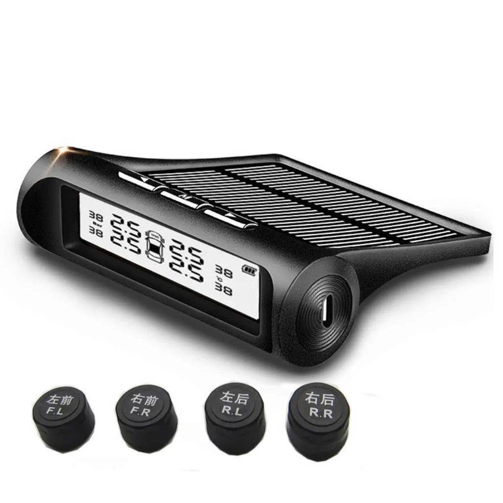 Tire pressure monitor sensor on valve
