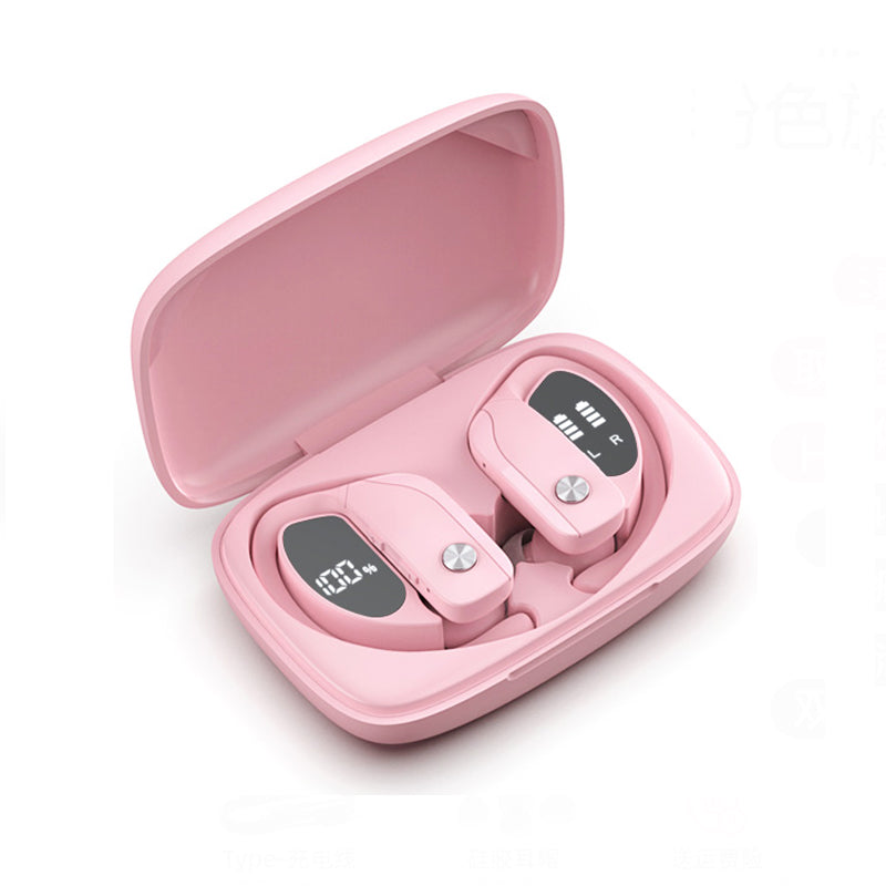 True wireless earbuds with charging case