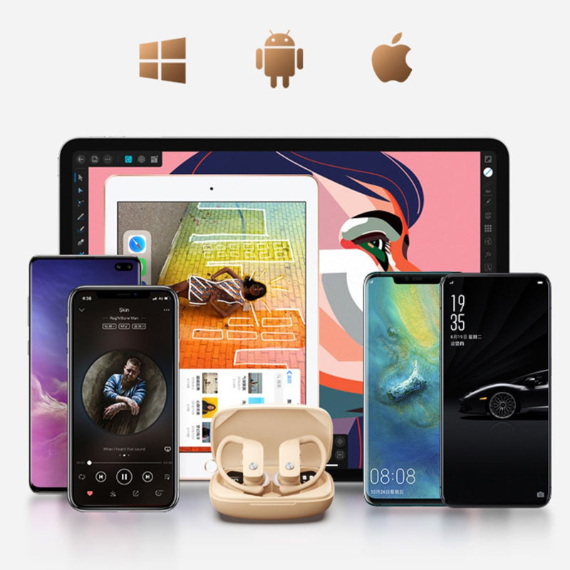True wireless earbuds charging