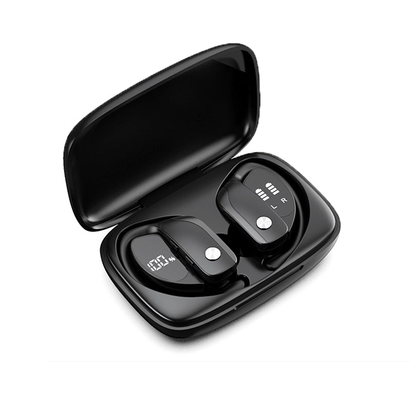 True wireless earbuds case open