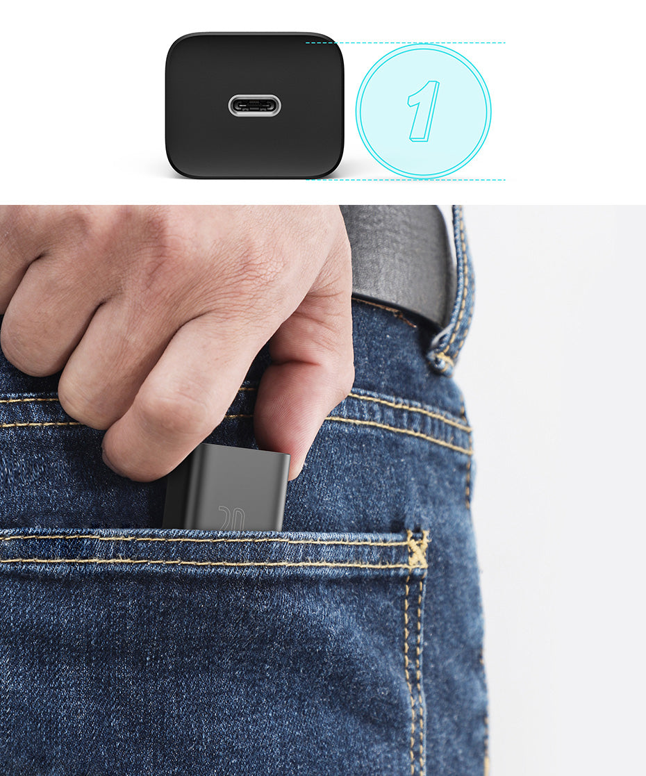 EU USB-C 20W Fast Charger for iPhone