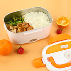 Electric Heated Lunch Box, Stainless Steel