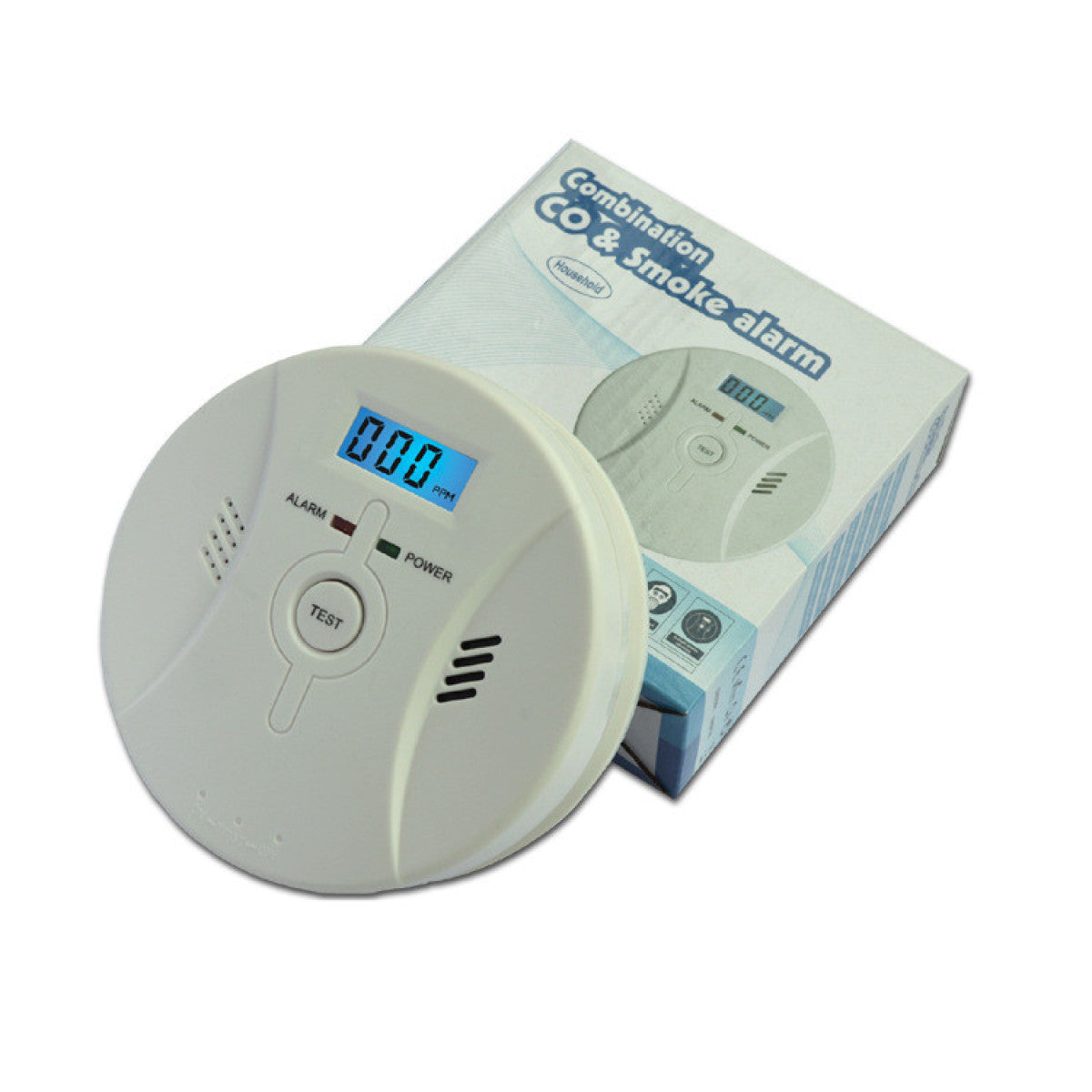 Carbon monoxide detector wall mounted