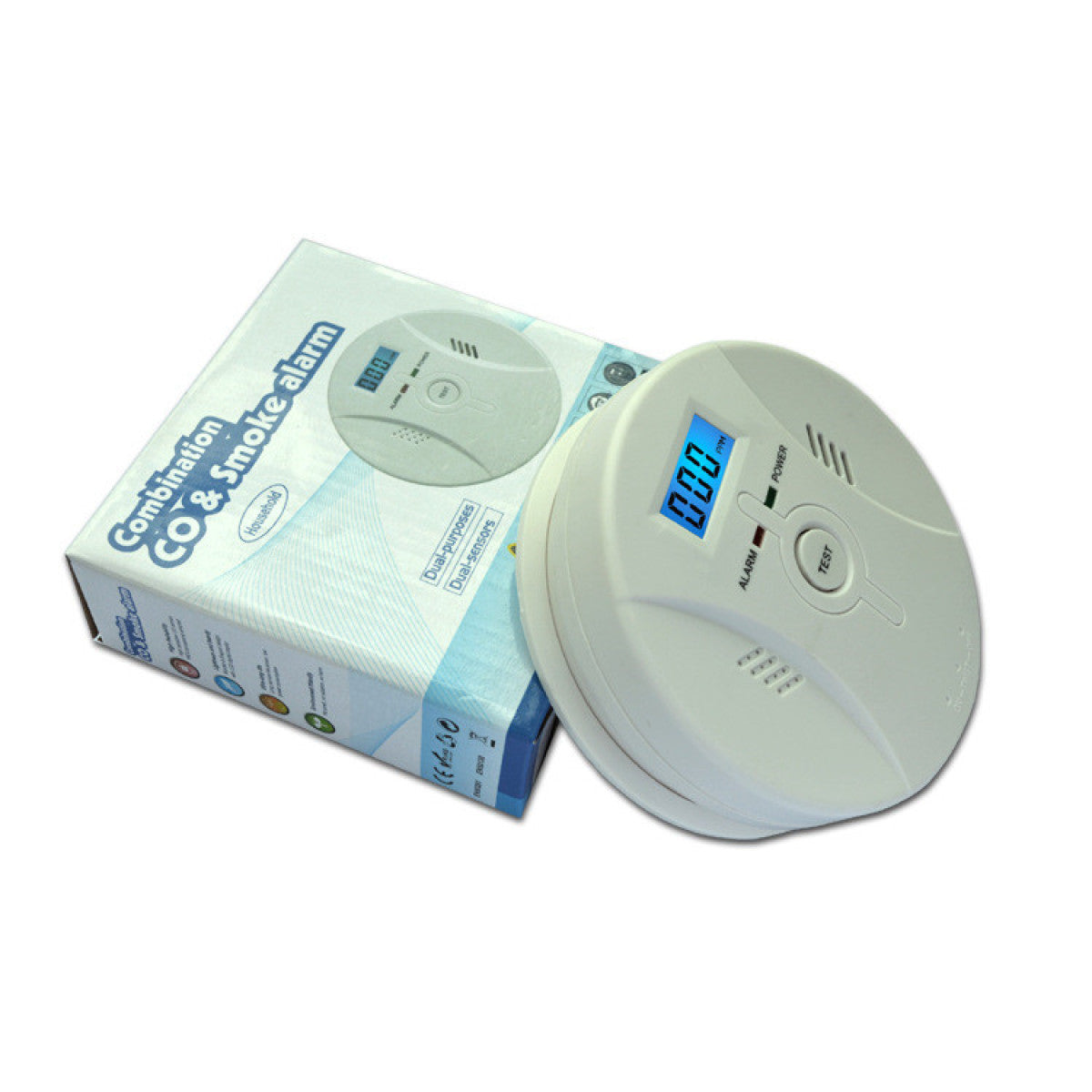 Carbon monoxide detector back view