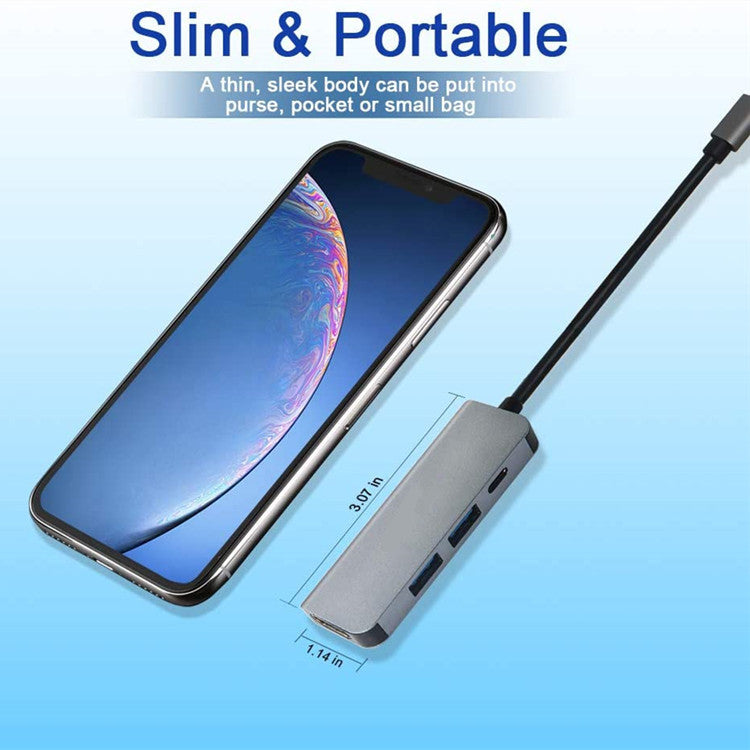 USB-C hub ports detail