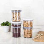 Vacuum storage jar sealing lid detail
