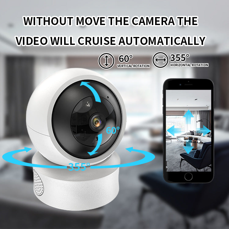 Indoor WiFi camera night vision