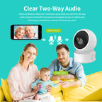 Indoor WiFi camera two-way audio