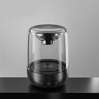 Speaker on table with color light