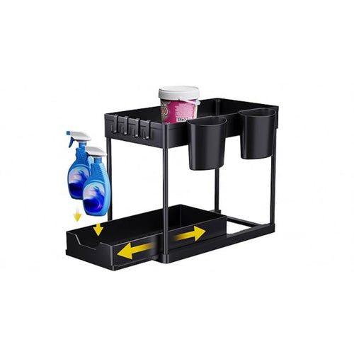 2-Tier Under-Sink Kitchen Organizer
