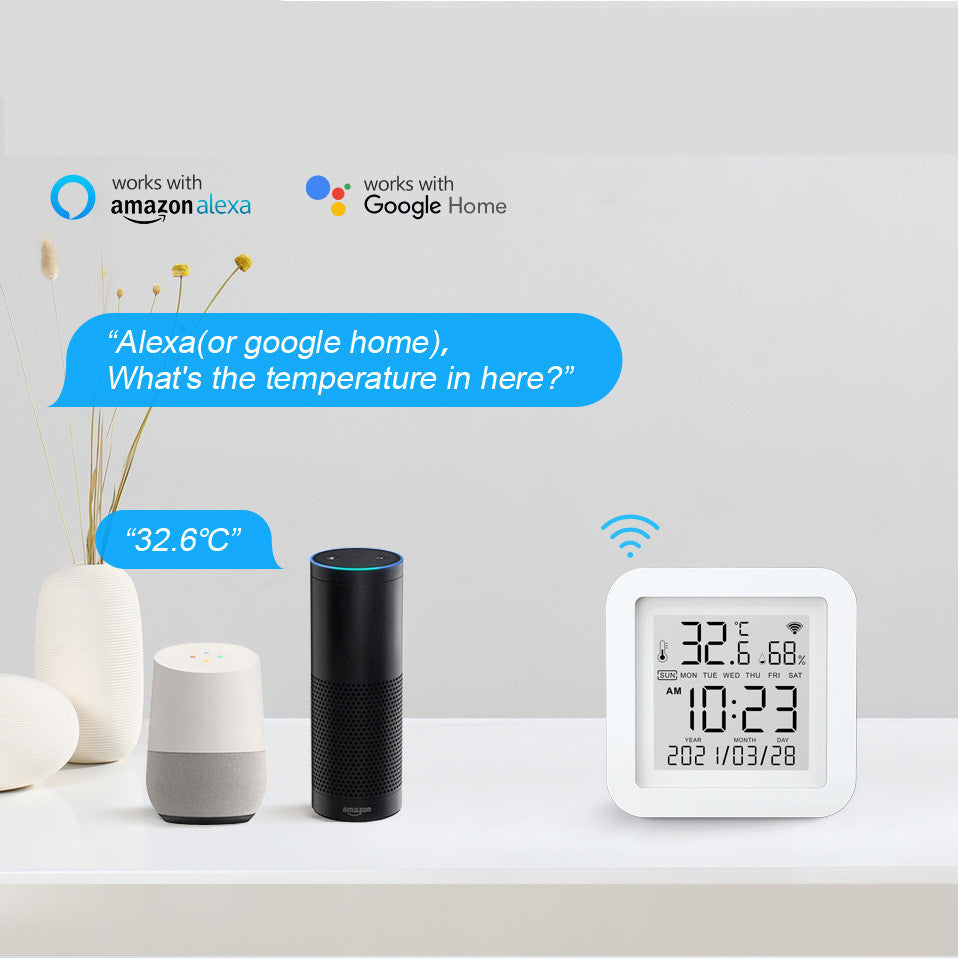WiFi temperature humidity sensor size reference