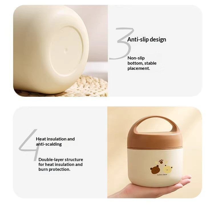 Leak-Proof Insulated Soup Container & Lunch Box