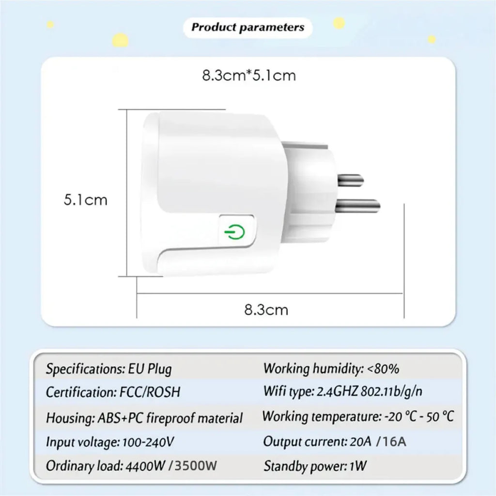 Matter smart plug app control