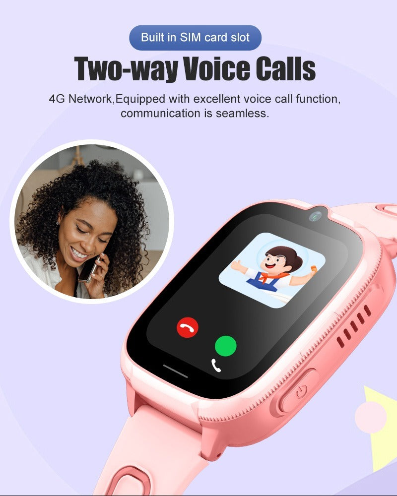 4G Kids Smartwatch D53 touchscreen detail