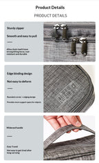 Double-Layer Travel Cable Organizer Bag