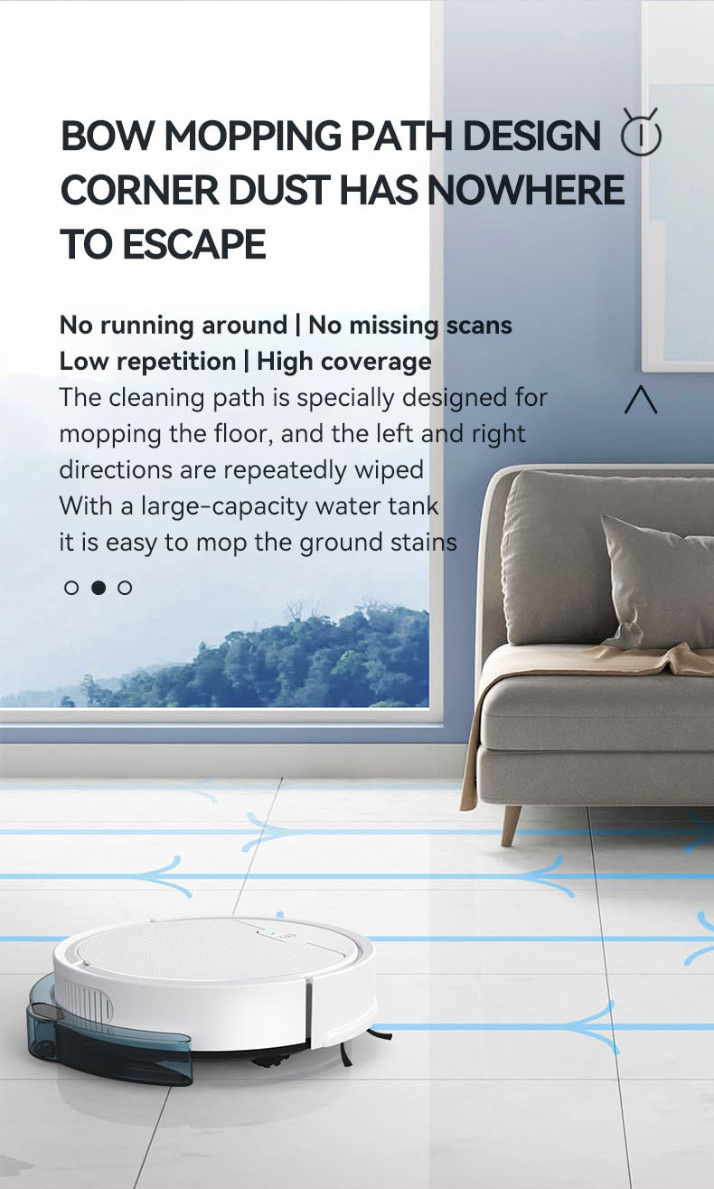 3-in-1 Smart Sweeping & Vacuum Robot