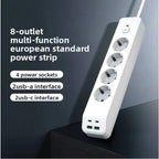 Power strip charging phone and tablet