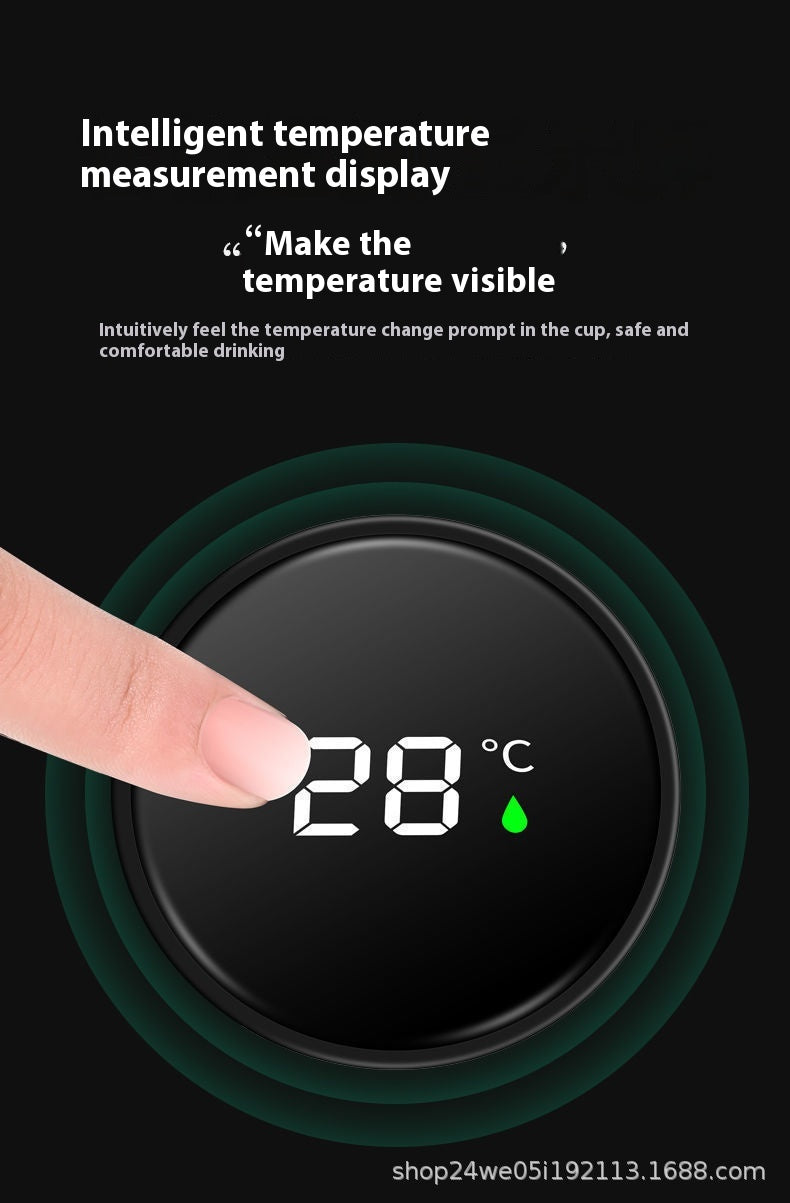 Smart Insulated Bottle with Temperature Display