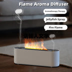 Flame Aroma Diffuser Humidifier, 7 LED Colors