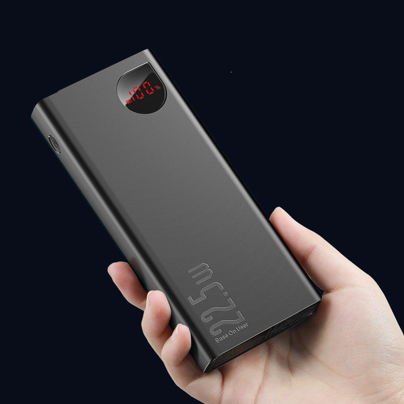 Power bank digital percentage display