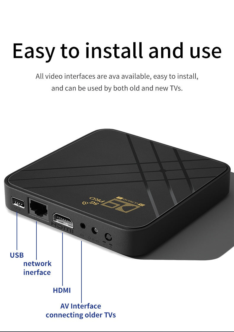 Android 4K TV Box, Dual-Band WiFi