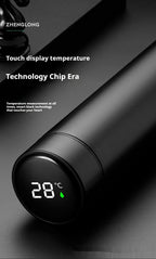 Smart Insulated Bottle with Temperature Display