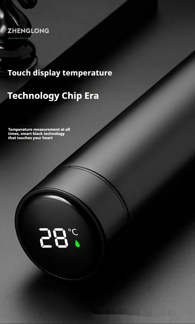 Smart Insulated Bottle with Temperature Display