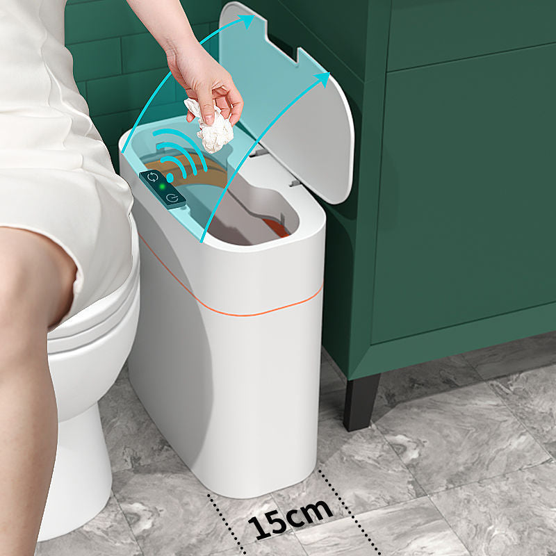 Smart Motion-Sensor Trash Can with Lid