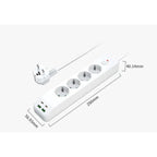 Power strip flat cable design