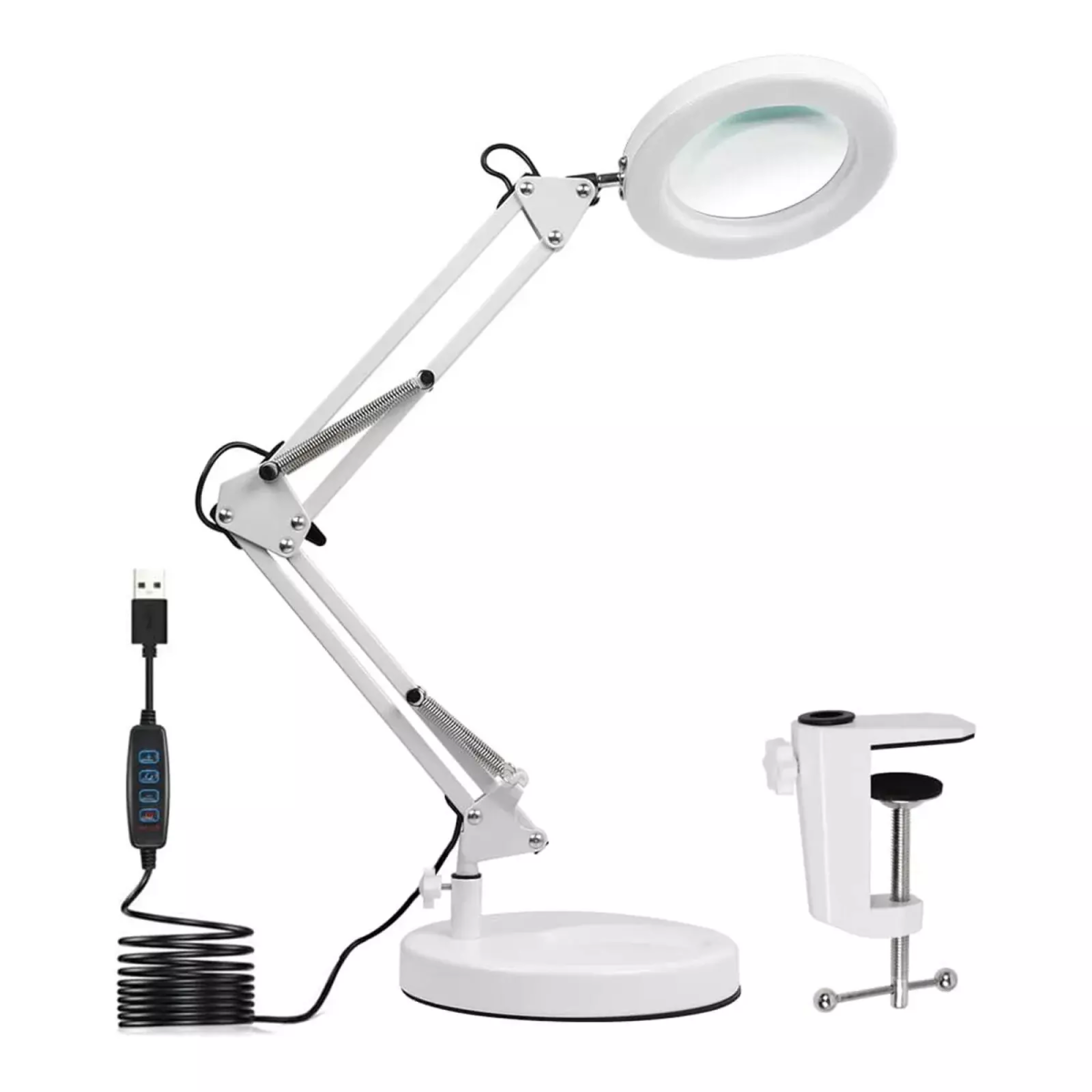 10x Magnifying LED Desk Lamp