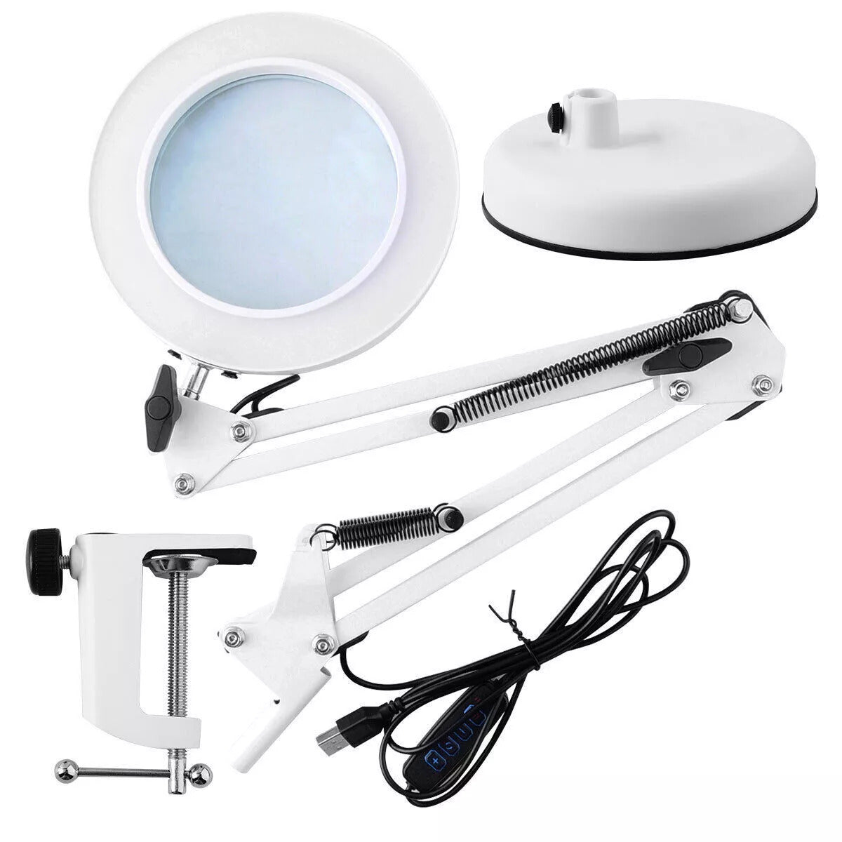 10x Magnifying LED Desk Lamp