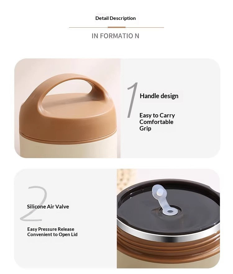 Leak-Proof Insulated Soup Container & Lunch Box