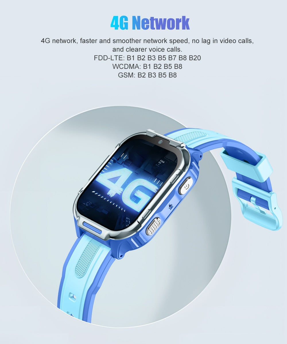 D55 Kids Smartwatch with GPS Tracker & SIM Card