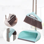 Broom & Dustpan Cleaning Set with Scraper