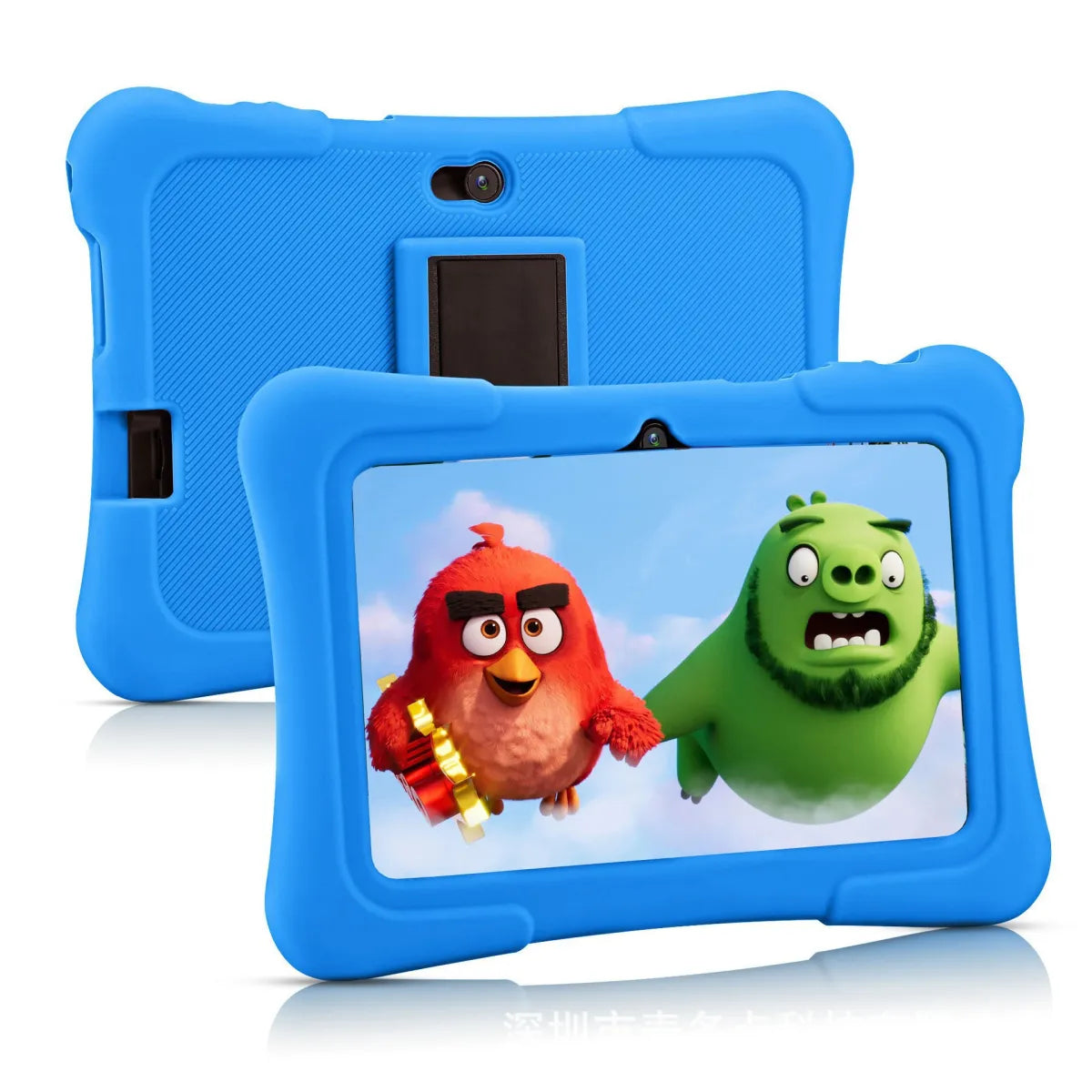 Kids tablet in use
