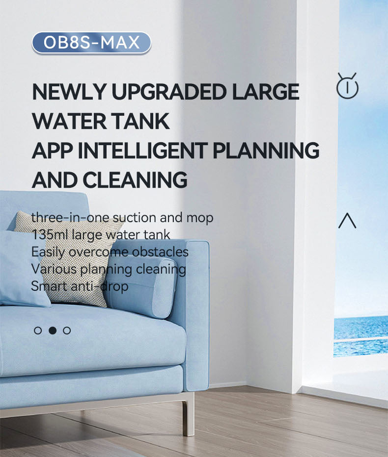 3-in-1 Smart Sweeping & Vacuum Robot