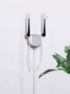 Magnetic cabinet lock on wardrobe door