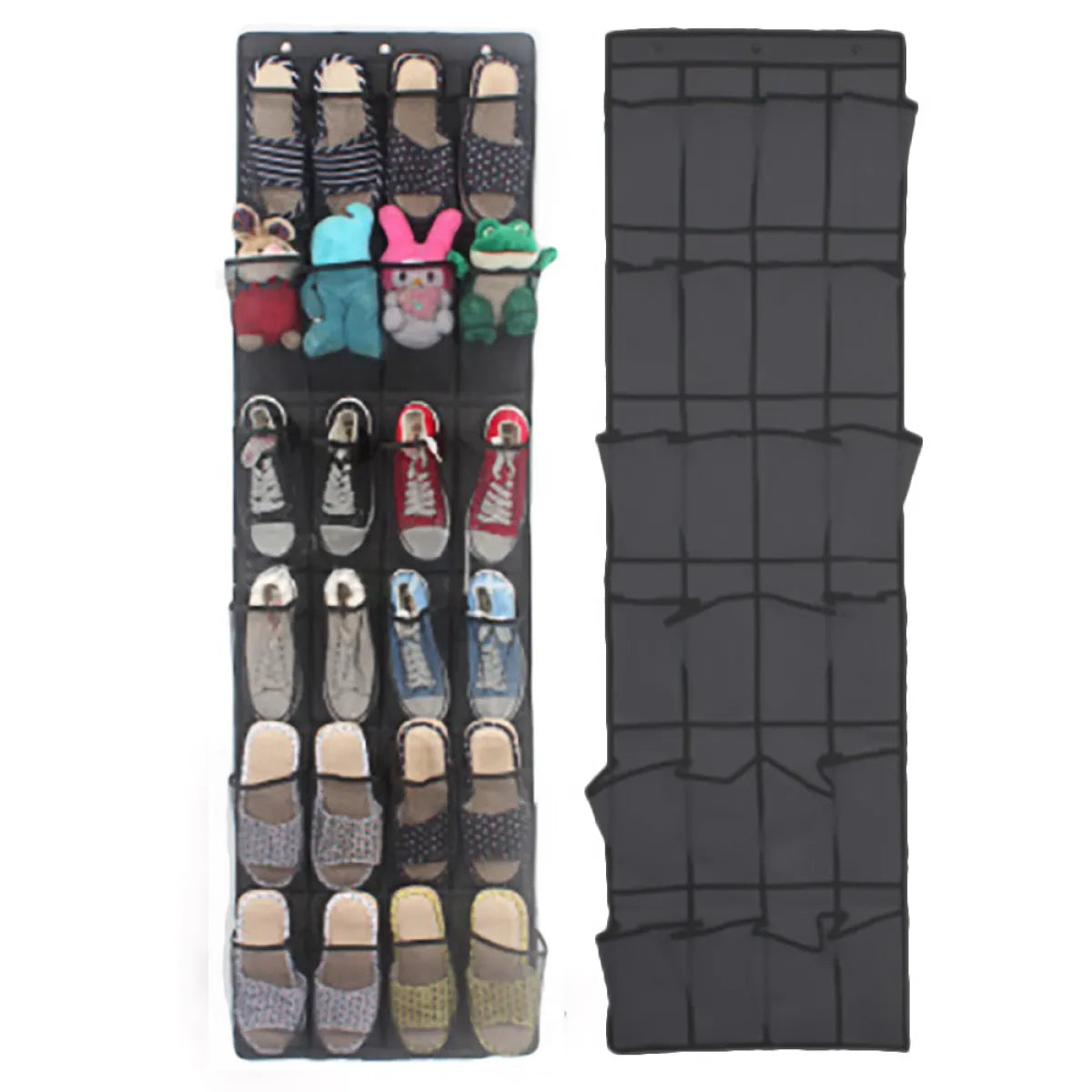 Shoe organizer folded
